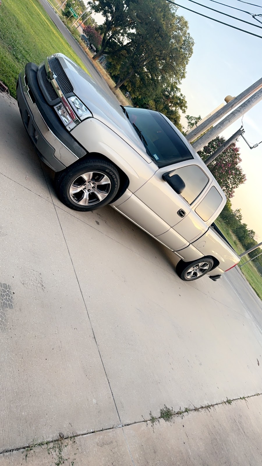 Chevy Silverado pickup after a repaint by 8SRT Collision and Paint